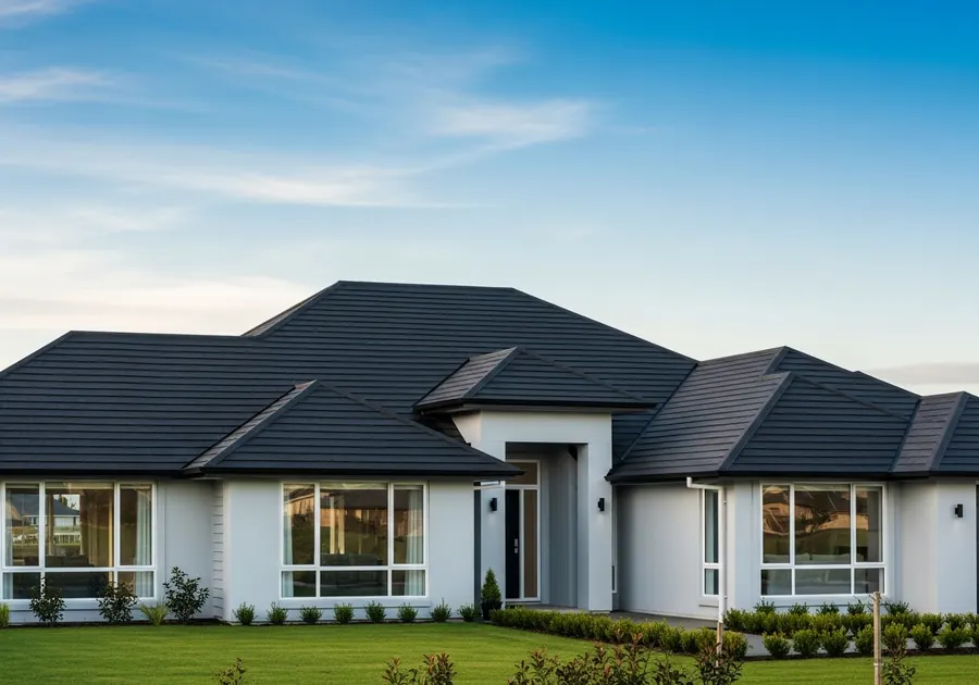 Newly completed roof