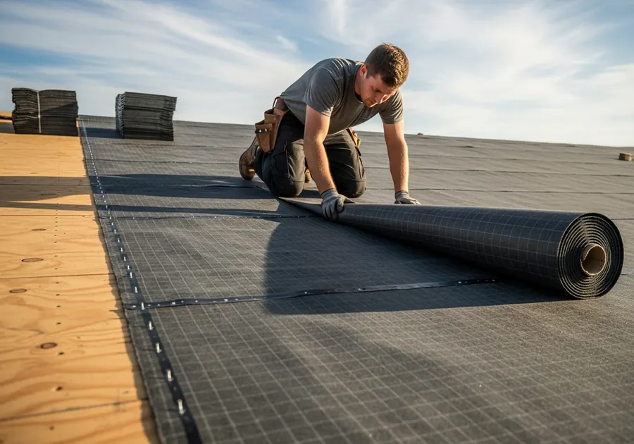 New roof underlayment