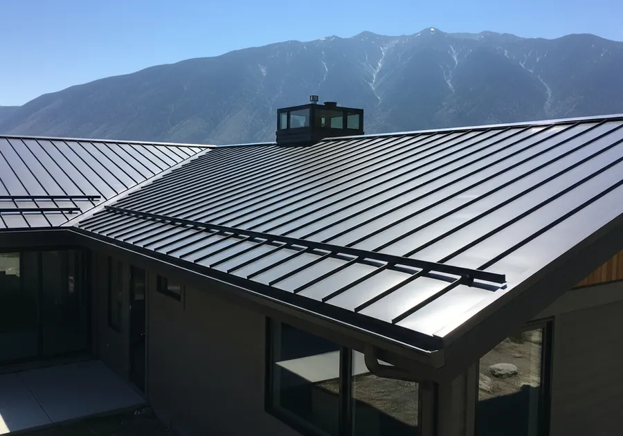 Standing seam metal roof